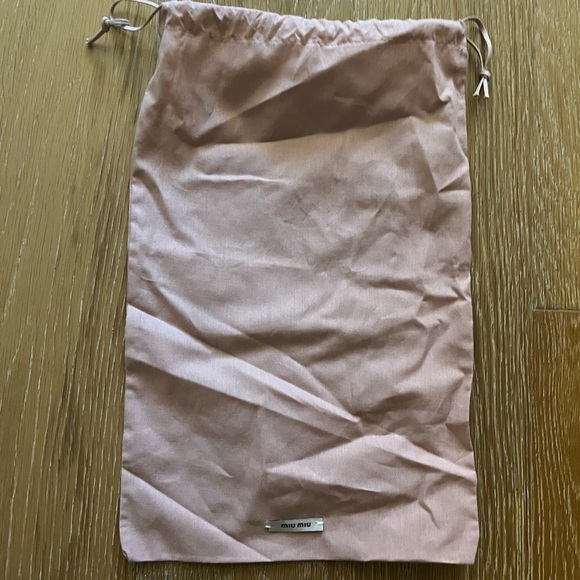 Two authentic Miu Miu dustbag for shoes. Barely Used. - Picture 7 of 8